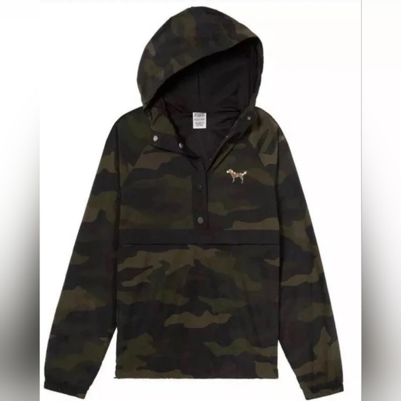 PINK Victoria's Secret Jackets & Blazers - PINK Victoria's Secret Camouflage Jacket XS/S